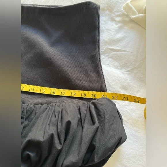 Anthropologie black bubble hem mini skirt, NWT size XL - Picture 11 of 12